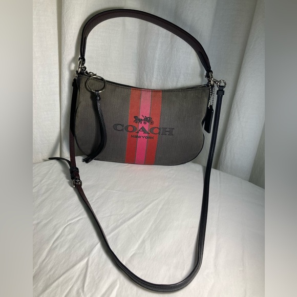 Coach Handbags - Coach Women's 69647 Stripes tote  Crossbody